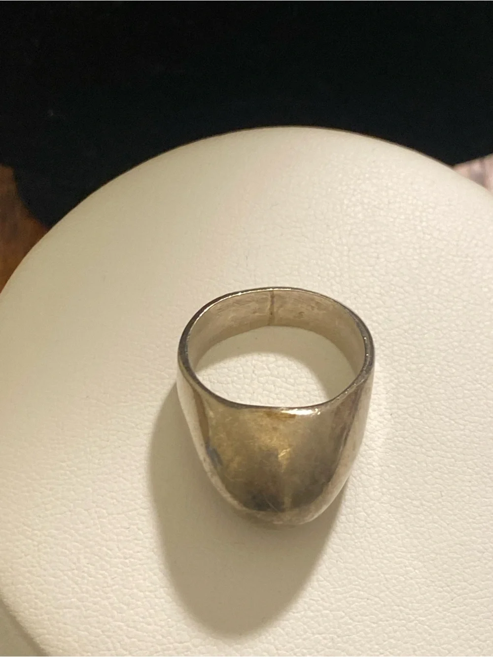 Vintage Sterling Silver Taxco Mexico TR-46 Modernist Sculptural Ring Band